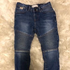 Zara toddler moto jeans